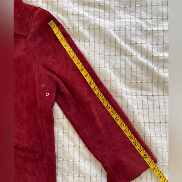Red Suede Jacket - Picture 14 of 14